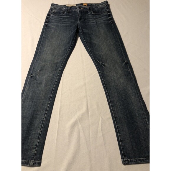 Anthropologie Pilcro Women's Jeans Hyphen Distressed Straight Size 27 X 31 - Picture 1 of 8